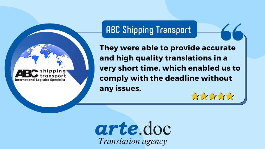 ABC Shipping and translation agency arte.doc